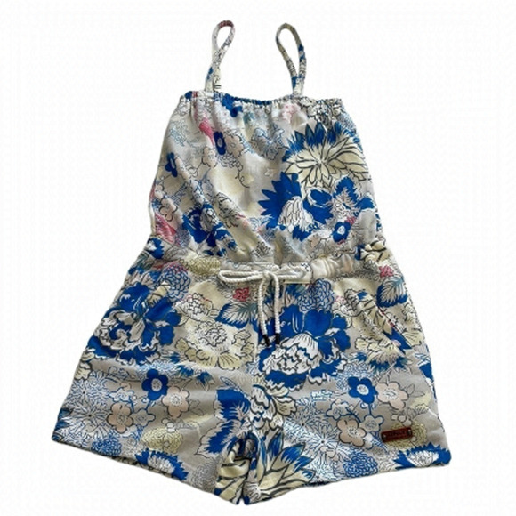 Floral Romper One Piece Spaghetti Straps - Size Small - Picture 1 of 9